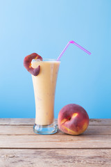 peach milkshake