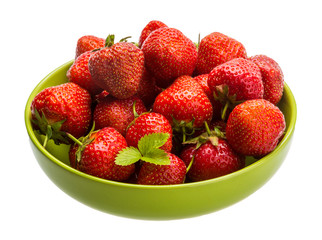 Strawberry in the bowl