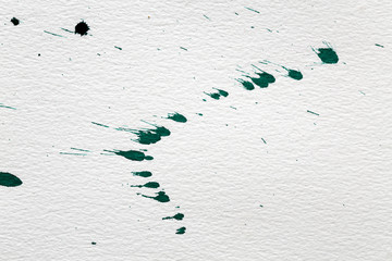 Paper background with splashes of ink