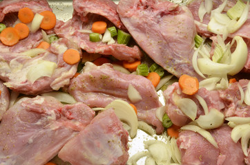 Baked rabbit Coniglio al forno запеченные кролик Expo 2015