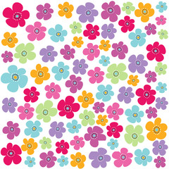 Seamless floral pattern, wallpaper
