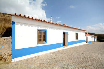 Fototapeta na wymiar Residence in Carrapateira, portuguese village, Algarve Portugal