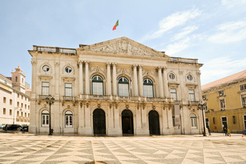 Fototapeta premium Lisbon City Hall, Camara Municipal de Lisboa, Chiado Portugal