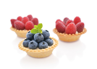 Tart with fresh berry