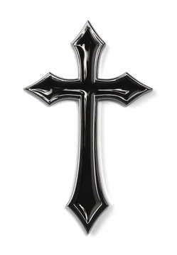 Black Pointed Cross
