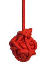 Red Hanging Knot
