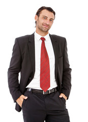 Portrait of a confident young business man
