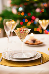 Christmas dining table