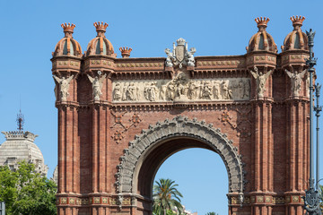 Fototapeta na wymiar Barcelona's Triumphal Arch