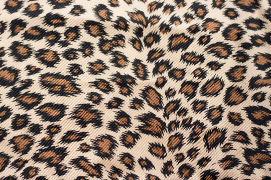 Leopard pattern fabric