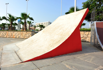 modern skatepark