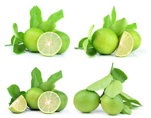 Fototapeta na wymiar lime fruit set