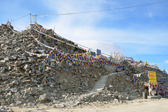 Khardungla pass in Ladakh range,India