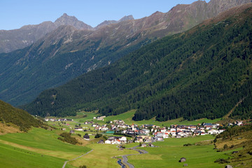 Fototapeta na wymiar Wirl - Galtür - Tirol - Alpen