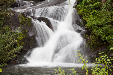 Beautiful Tropical waterfall from Phu Soi Dao National Park
