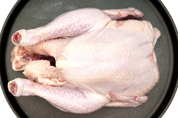 Fototapeta premium Fresh raw chicken closeup