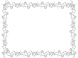 abstract artistic border background