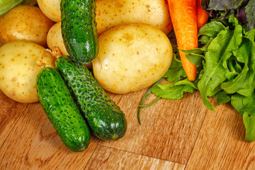 Fresh ripe vegetables