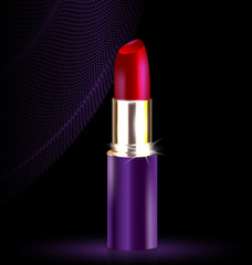 lipstick in black-purple