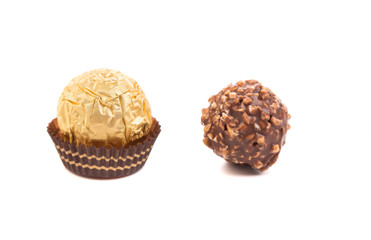 Sweet chocolate candies.