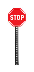Traffic Warning Signboard - isolated