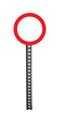Traffic Warning Signboard - isolated