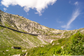 Fototapeta na wymiar [Europa - Schweiz] Gotthard Gebirge - Sankt-Gotthard-Pass