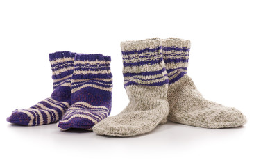 Knitted socks