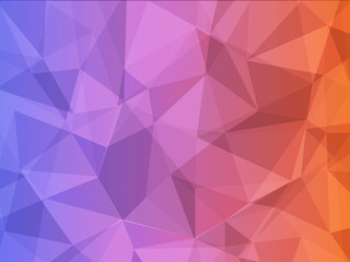 blue and red color geometric polygon abstract background