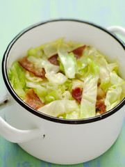 cabbage with bacon