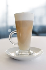 latte coffee with cream