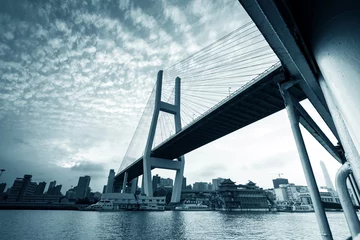 Fotobehang Nanpubrug Shanghai Nanpu-brug