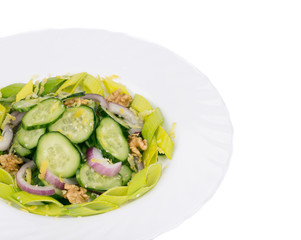 Close up of healthy salad.