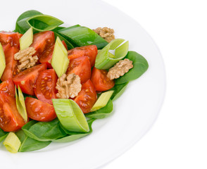 Close up of healthy salad.