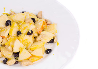 Close up of fitness salad.