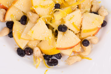 Close up of fitness salad.