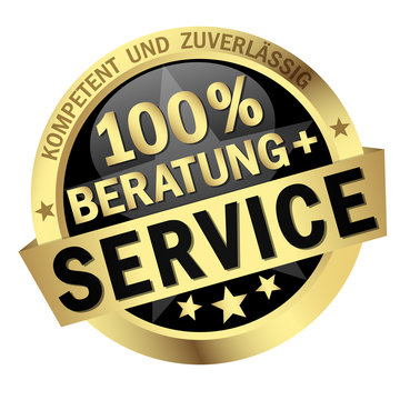 Button - 100% BERATUNG + SERVICE