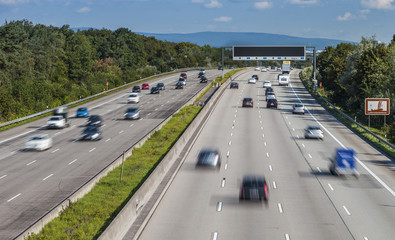Autobahn Straßenverkehr 