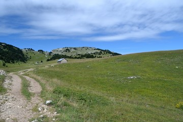 Fototapeta premium Refuge au Vallon du Combeau