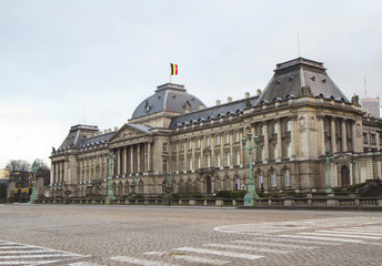 Fototapeta na wymiar Брюссель. Королевский дворец.