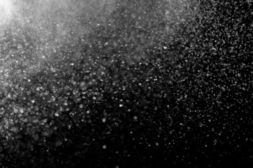 Abstract splashes of water