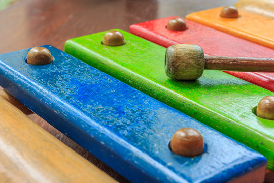 Xylophone wooden toy
