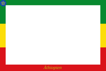 Obraz premium Rahmen Äthiopien