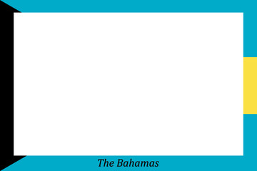 Obraz premium Rahmen Bahamas