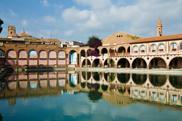 Fototapeta premium Roman baths of the Spanish spa resort