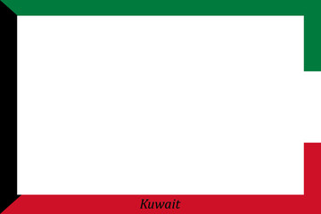 Obraz premium Rahmen Kuwait