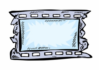 doodle film strip