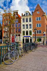 Fototapeta na wymiar streets of Amsterdam