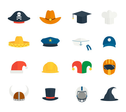 Icons hat set