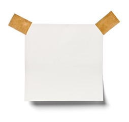 white note paper office business